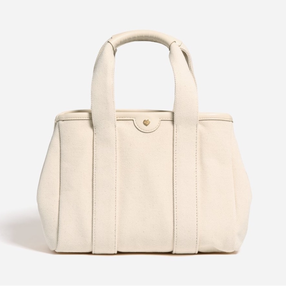 Stoney Clover Lane canvas snap tote NWT